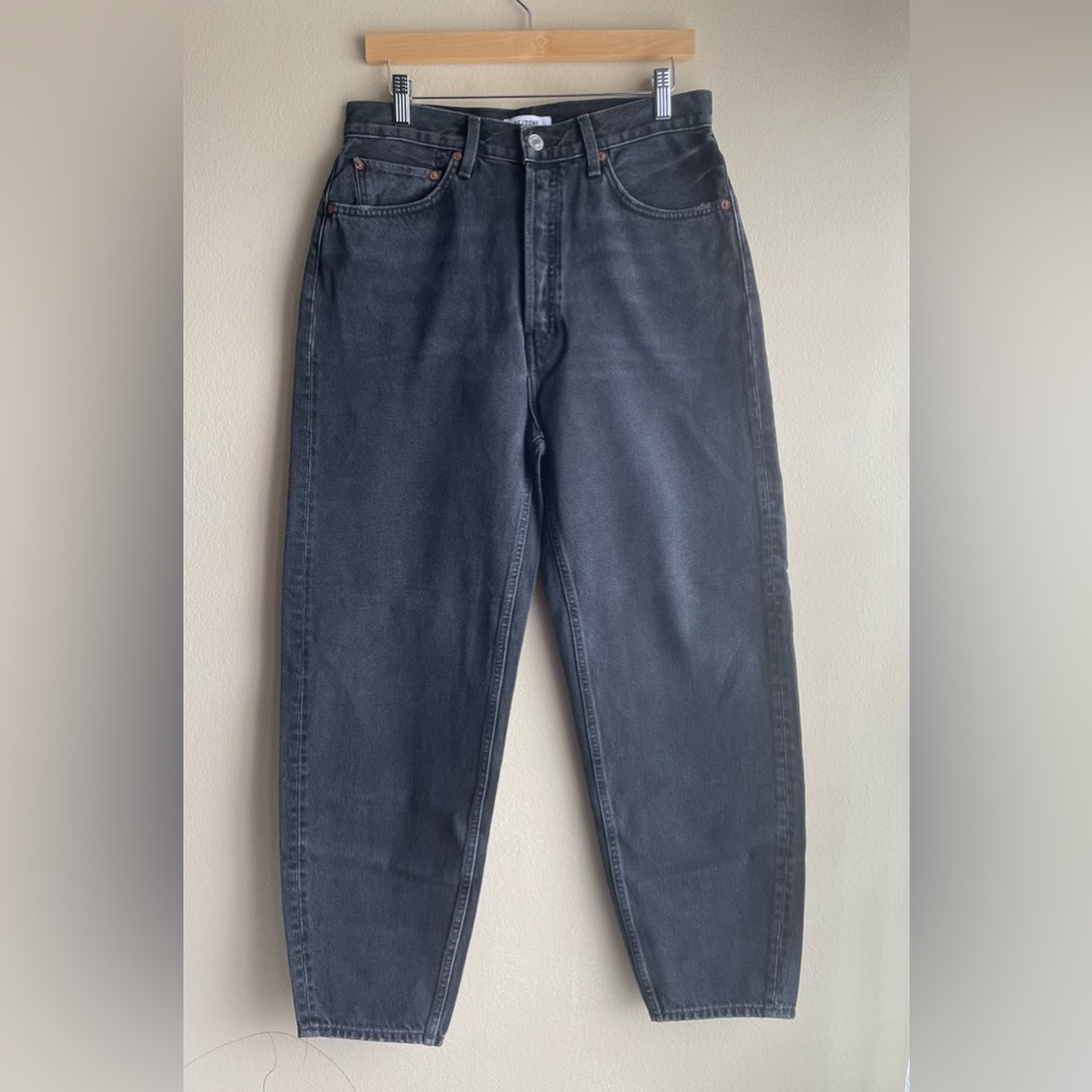New Re Done Women Black 90s Denim High Rise Jeans Size 29